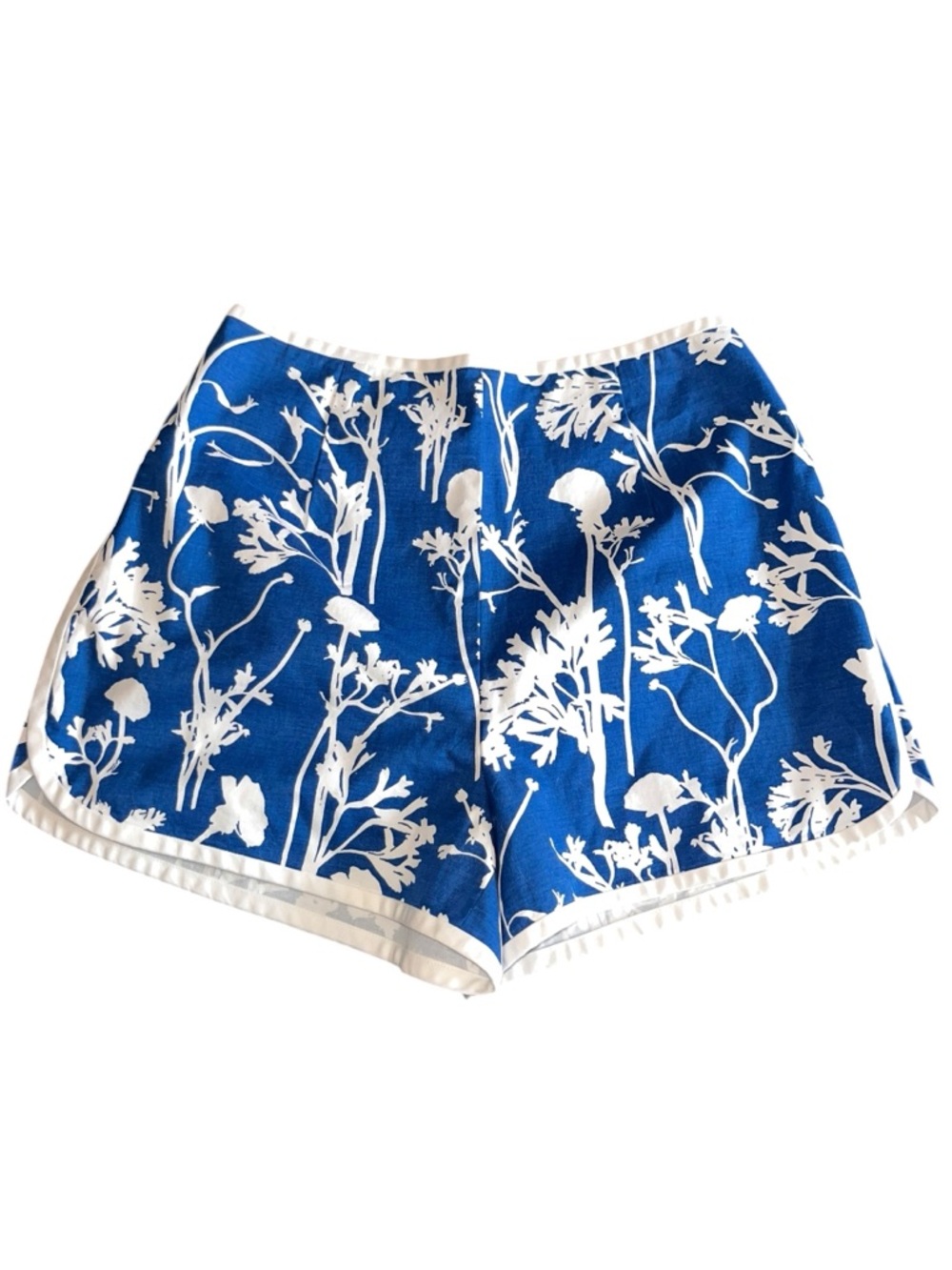 kate spade Blue and White Floral Shorts